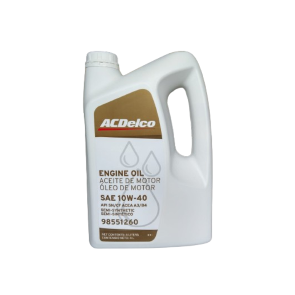 ACEITE 10W40 SEMI SINTETICO X 4L   AC-DELCO
