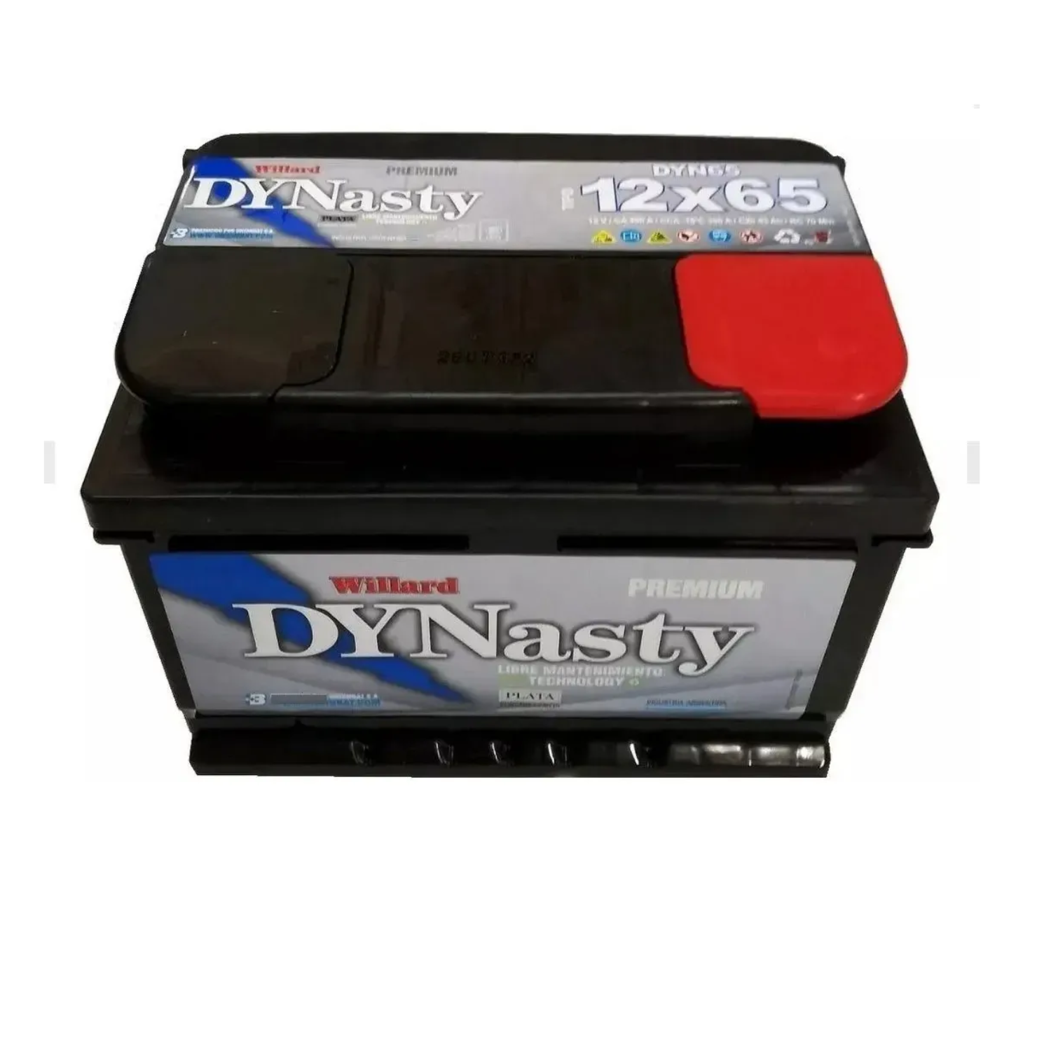 BATERIA 12 POR 65 Bateria Auto Dynasty 12x65 65 Amp - Imagen 1