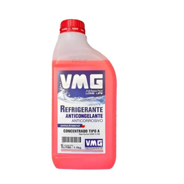 Líquido Refrigerante Orgánico Rojo Vmg X 1lt
